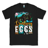 Black Easter Day Monster truck crushing eggs Classic Tee - OliviaCreatesArt