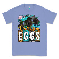 Colony Blue Easter Day Monster truck crushing eggs Classic Tee - OliviaCreatesArt