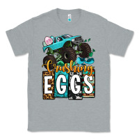 Heather Grey Easter Day Monster truck crushing eggs Classic Tee - OliviaCreatesArt