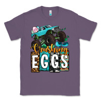 Lavender Easter Day Monster truck crushing eggs Classic Tee - OliviaCreatesArt