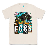 Natural Easter Day Monster truck crushing eggs Classic Tee - OliviaCreatesArt