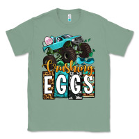 Sage Easter Day Monster truck crushing eggs Classic Tee - OliviaCreatesArt