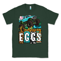 Sports Green Easter Day Monster truck crushing eggs Classic Tee - OliviaCreatesArt