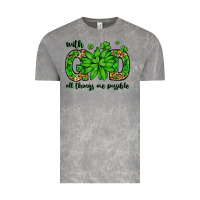 Cloud Rock With god all things are possible St. Patrick's Day Vintage Tee - LillyAllenDesigns