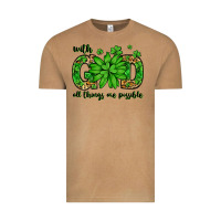 Vintage Camel With god all things are possible St. Patrick's Day Vintage Tee - LillyAllenDesigns