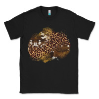 Black leopard cowhide glitter patches Classic Tee - Artiststas