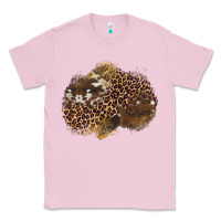 Bubblegum Pink leopard cowhide glitter patches Classic Tee - Artiststas