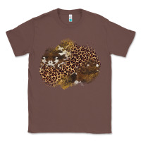 Chestnut leopard cowhide glitter patches Classic Tee - Artiststas