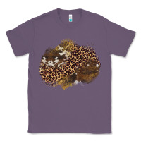 Lavender leopard cowhide glitter patches Classic Tee - Artiststas