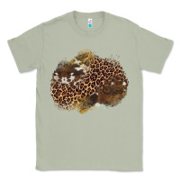 Leopard Cowhide Glitter Patches Classic Tee | Teevron