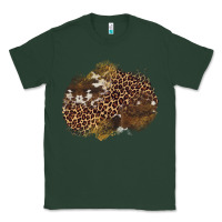 Sports Green leopard cowhide glitter patches Classic Tee - Artiststas