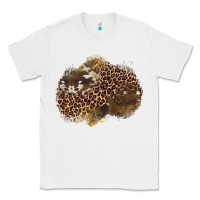 White leopard cowhide glitter patches Classic Tee - Artiststas