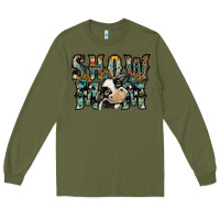 Army Green show mom Long Sleeve Tee - SublimationCraftShop