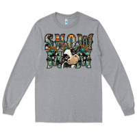 Heather Grey show mom Long Sleeve Tee - SublimationCraftShop