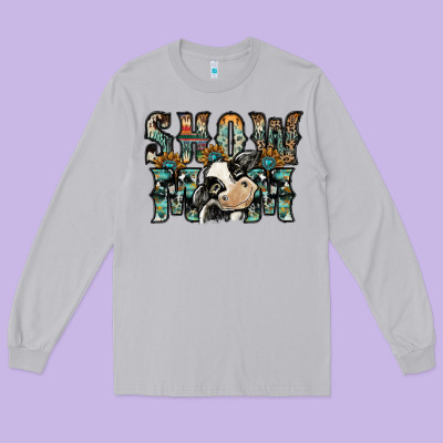 Show Mom Long Sleeve Tee Designed By Sublimationcraftshop