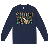 Navy show mom Long Sleeve Tee - SublimationCraftShop