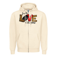 Sandshell for the love of the game ice hockey Zipper Hoodie - Jasminsmagicworld
