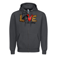 Smoke for the love of the game ice hockey Zipper Hoodie - Jasminsmagicworld