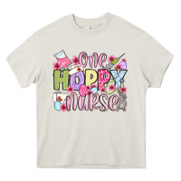 Cream Easter Day One hoppy Nurse Heavy Core Tee - OliviaCreatesArt