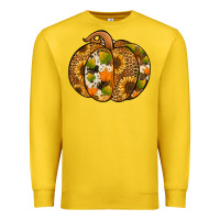 Lemon leopard cowhide sunflower pumpkin Premium Sweatshirt - Jasminsmagicworld