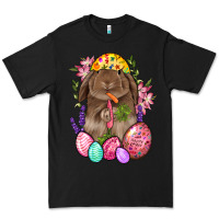Black Rabbit And Carrot Easter Premium Tee - BundleAndBundleShop