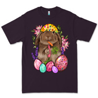 Plum Rabbit And Carrot Easter Premium Tee - BundleAndBundleShop