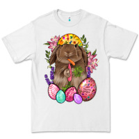 White Rabbit And Carrot Easter Premium Tee - BundleAndBundleShop