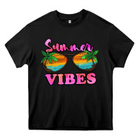 Black Summer Vibes Heavy Core Tee - Jasminsmagicworld