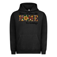 Pigment Black there's no place like home for holidays Urban Hoodie - RanaPortraitStore
