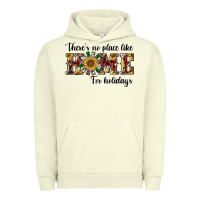 Pigment Pistachio there's no place like home for holidays Urban Hoodie - RanaPortraitStore