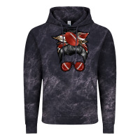 Cloud Black football mom Vintage Hoodie - RacoonDesign