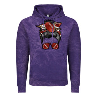Cloud Purple football mom Vintage Hoodie - RacoonDesign