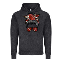 Vintage Black football mom Vintage Hoodie - RacoonDesign