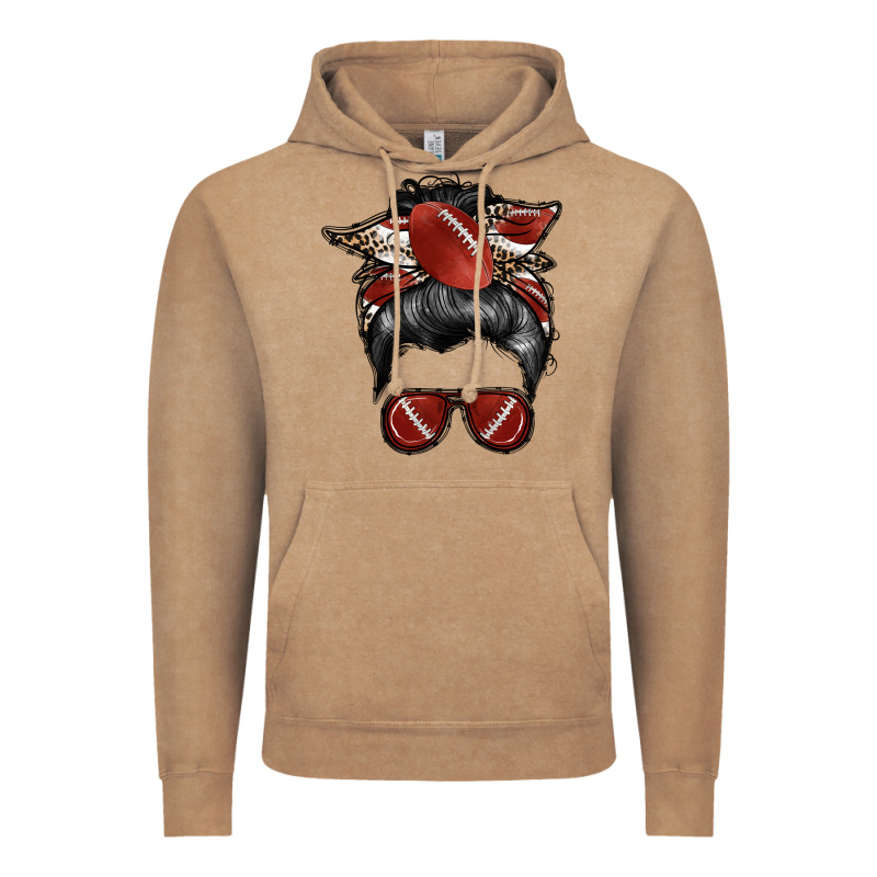 Football Mom Vintage Hoodie by RacoonDesign | Teevron