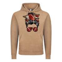 Vintage Coffee football mom Vintage Hoodie - RacoonDesign