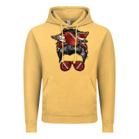 Vintage Mustard football mom Vintage Hoodie - RacoonDesign