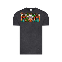 Vintage Black Mom Cowboy Gnome Vintage Tee - CowhideDigitalArt