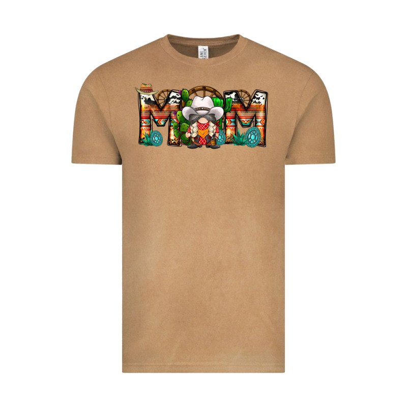 Mom Cowboy Gnome Vintage Tee by CowhideDigitalArt | Teevron