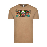 Vintage Coffee Mom Cowboy Gnome Vintage Tee - CowhideDigitalArt