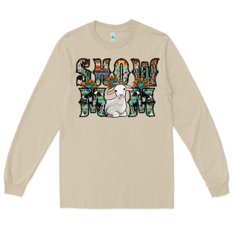 Show Mom Sheep Long Sleeve Tee by SublimationCraftShop | Teevron