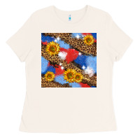 Bone western 4th of july seamless pattern Ladies Tee - BundleAndBundleShop