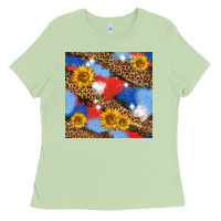 Matcha western 4th of july seamless pattern Ladies Tee - BundleAndBundleShop