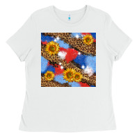 White western 4th of july seamless pattern Ladies Tee - BundleAndBundleShop