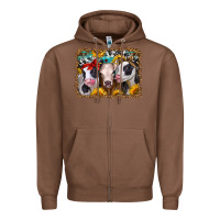 Chestnut western sunflower heifers Zipper Hoodie - Jasminsmagicworld