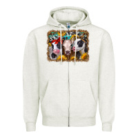Oatmeal Heather western sunflower heifers Zipper Hoodie - Jasminsmagicworld