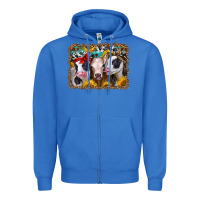 True Royal western sunflower heifers Zipper Hoodie - Jasminsmagicworld