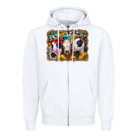 White western sunflower heifers Zipper Hoodie - Jasminsmagicworld