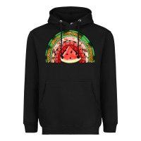 Black watermelon rainbow Heavyweight Hoodie - Jasminsmagicworld