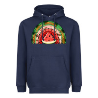 Navy watermelon rainbow Heavyweight Hoodie - Jasminsmagicworld