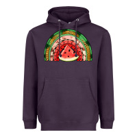 Plum watermelon rainbow Heavyweight Hoodie - Jasminsmagicworld
